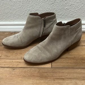 Sam Edelman Taupe Booties - originally $100